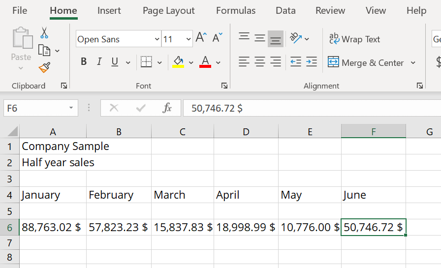 merging cells in excel to make the words center