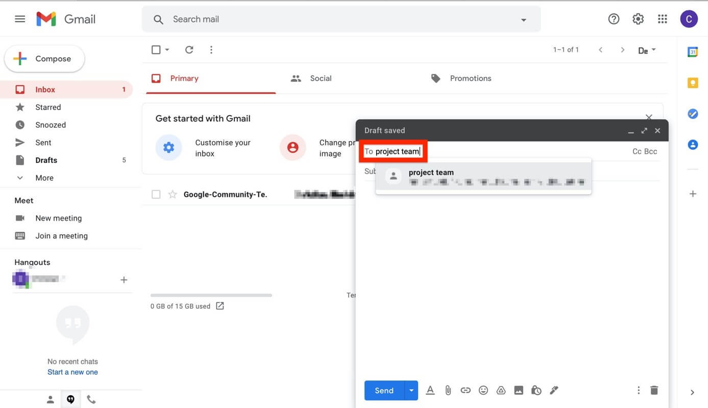 How to create an e-mail list group in Google Groups 
