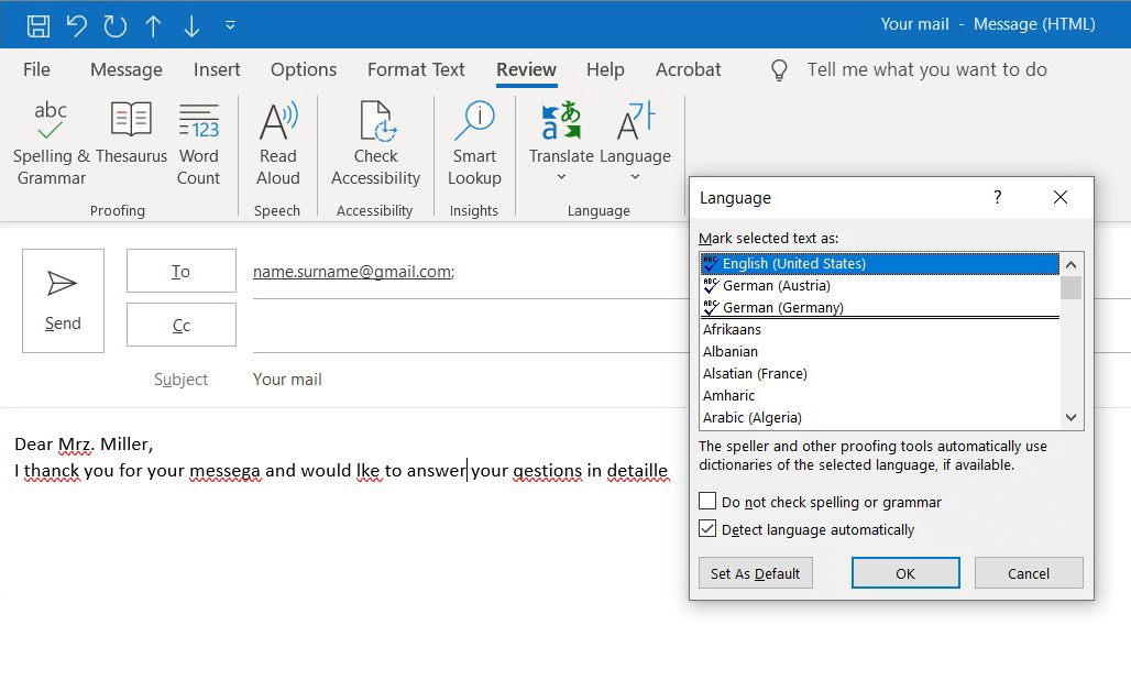 Spell Check Not Working In Outlook Here s How To Fix It IONOS CA