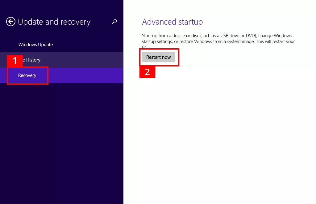 Booting Windows 8 in safe mode via system repairs