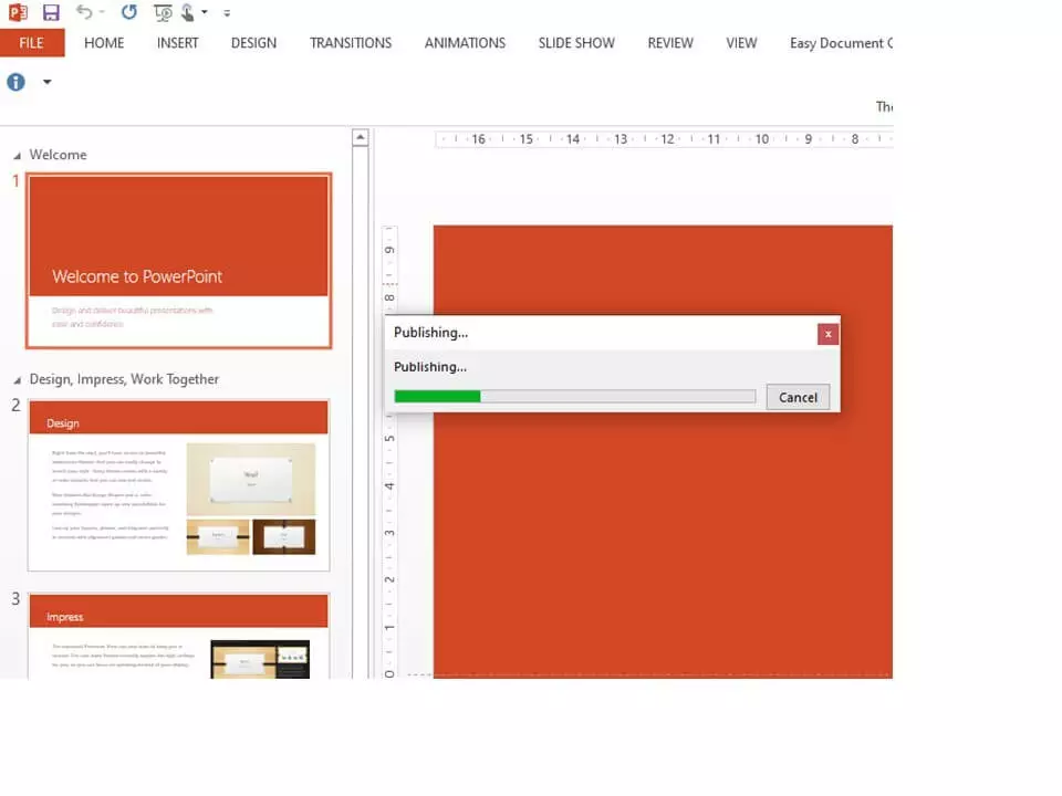 Save PowerPoint as PDF, step 6