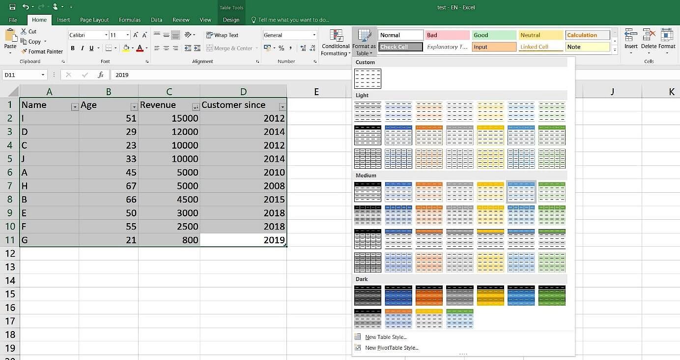 How To Easily Create Tables In Excel Ionos Ca