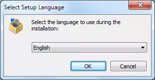 WinSCP Select Setup Language