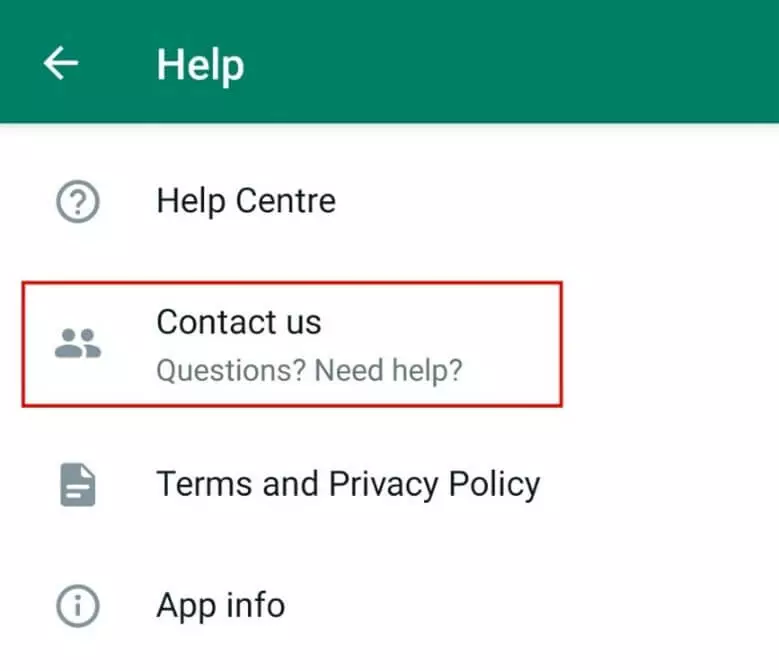 WhatsApp: Help