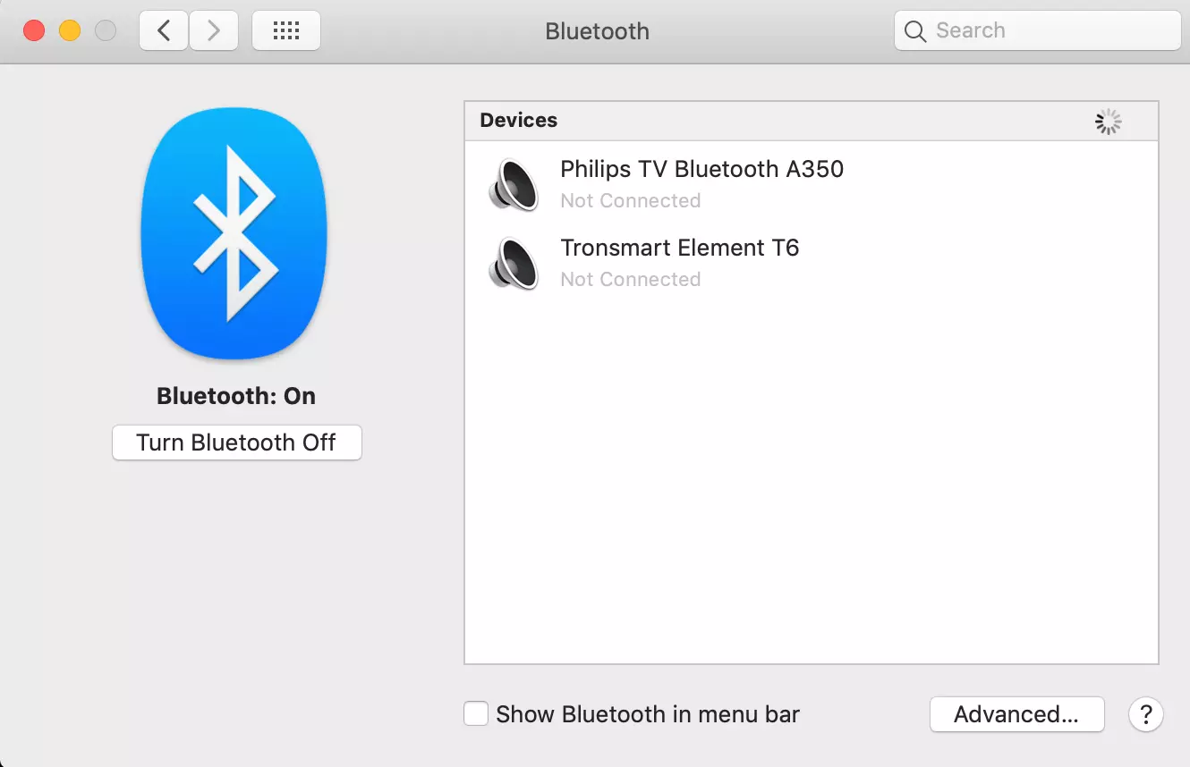 Overview of Bluetooth devices