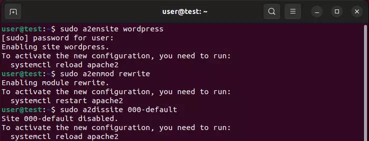 Ubuntu terminal: Enabling and disabling modules and pages in Ubuntu Terminal