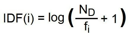 How to determine the Inverse Document Frequency (IDF) value