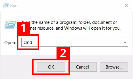 Launching the Windows command prompt terminal