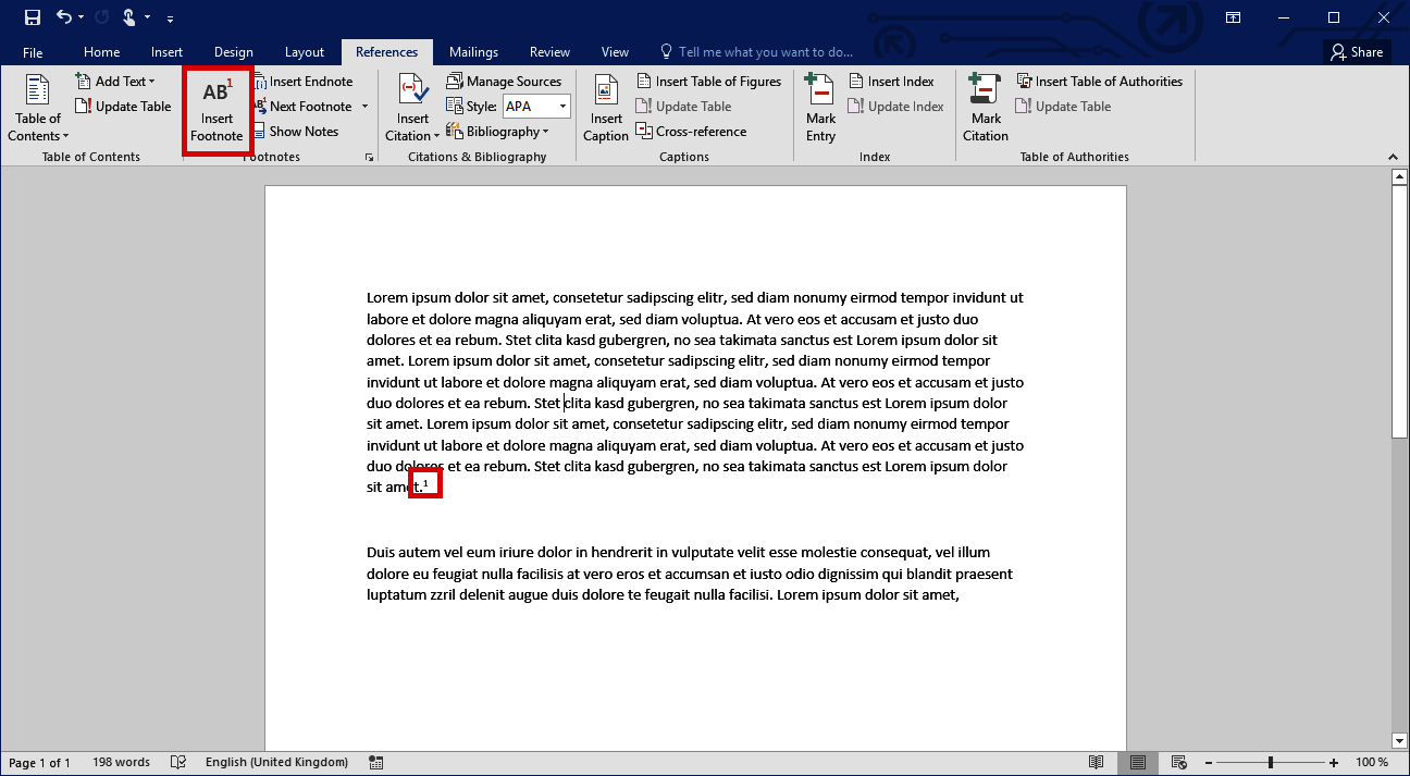 How to insert and edit footnotes and endnotes in Word - IONOS CA