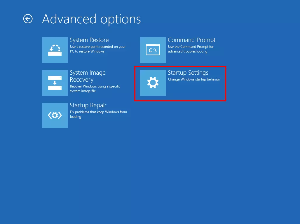 Windows 8 system recovery: startup repair