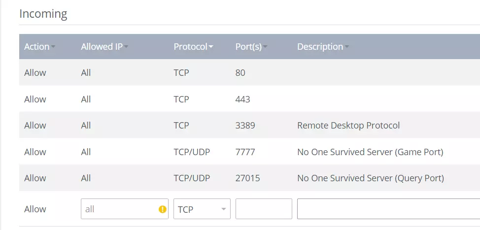 Port forwarding in the IONOS Customer Center