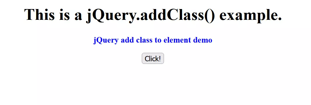 Display before calling .addClass()