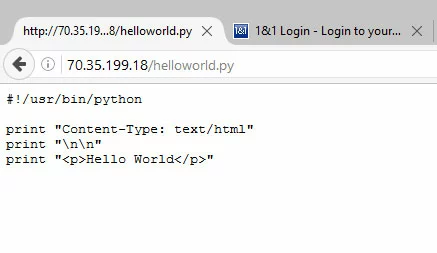 Python Script Doesn't Run in a Browser