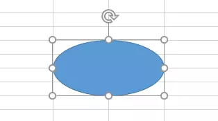 Oval shape in Excel