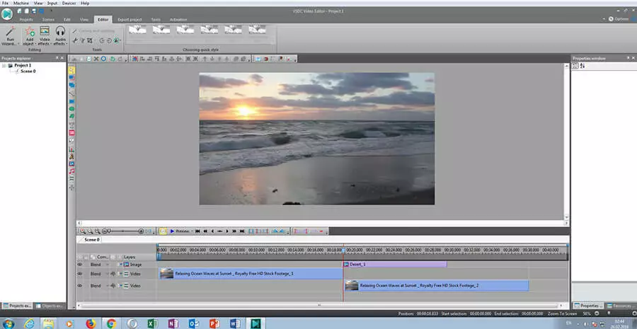 VSDC Free Video Editor Interface