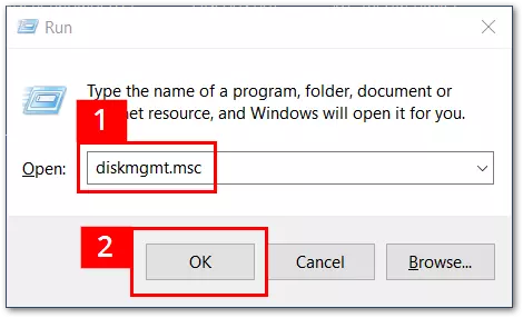 Run dialog box - Windows 10