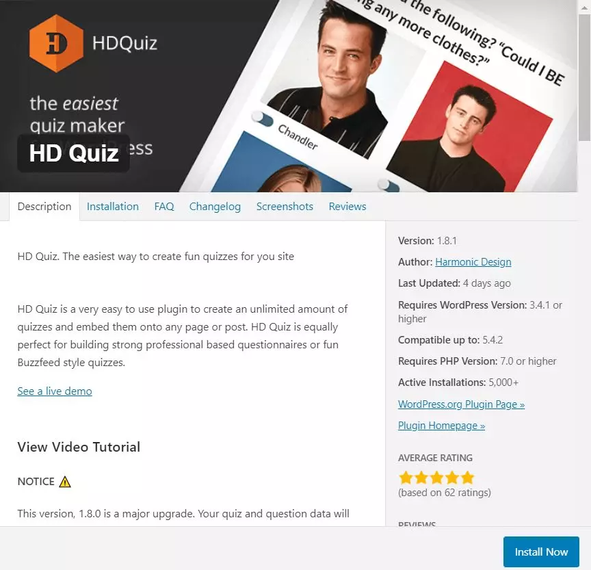 HD Quiz – a WordPress quiz plug-in