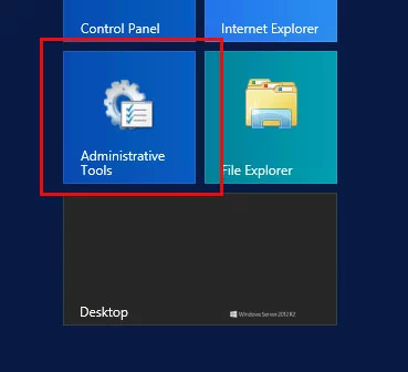 Windows panel “Administrative Tools”