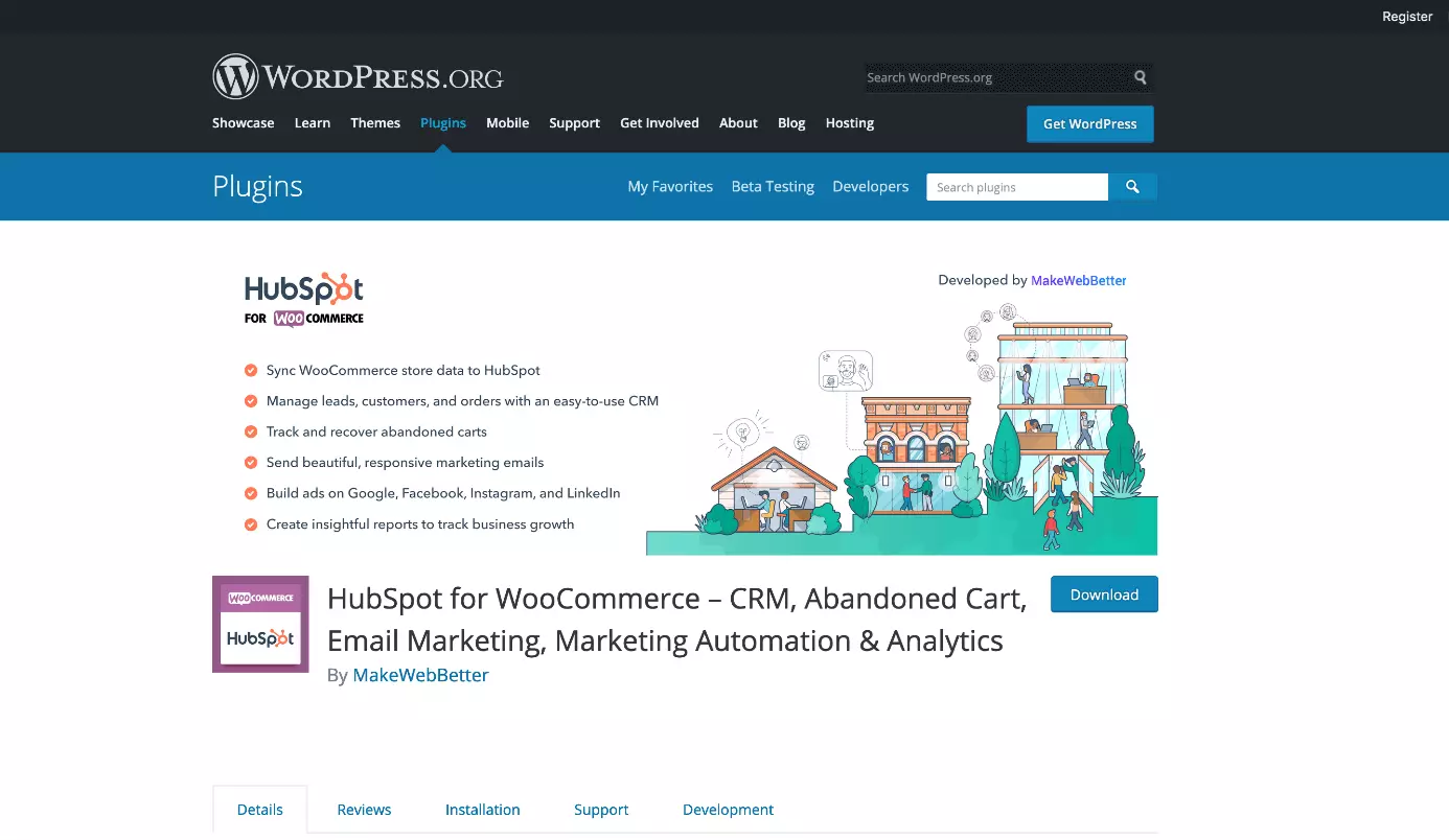 HubSpot for WooCommerce on WordPress.org