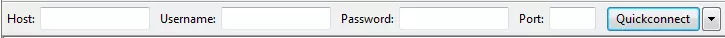 Quickconnect bar from FileZilla