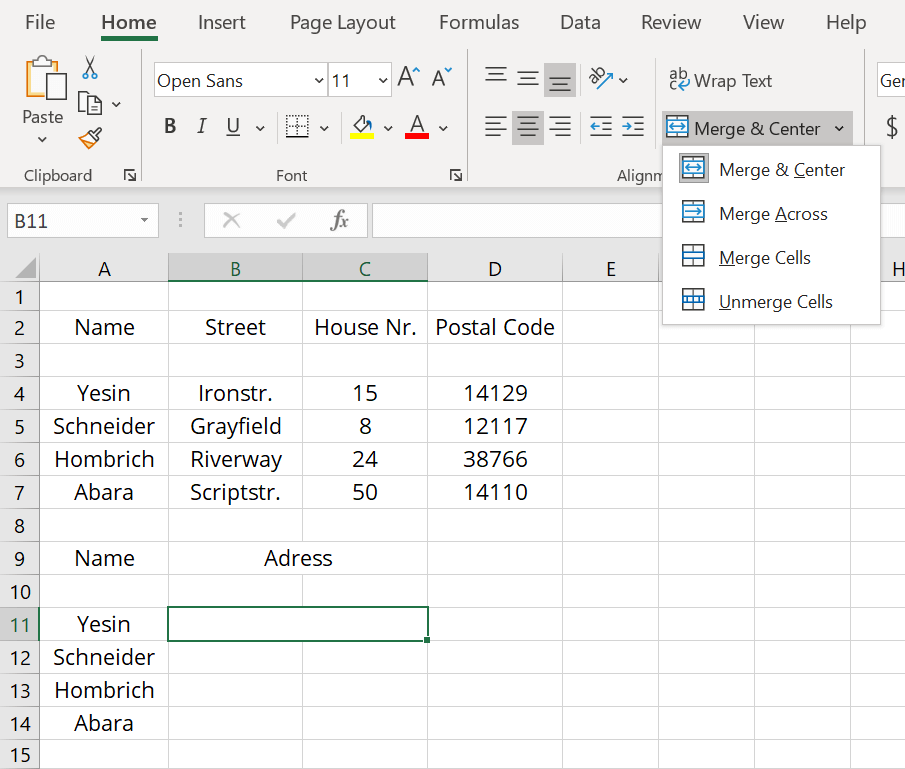 How to merge cells in Excel | Combine columns in a few simple steps ...