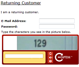 Captcha Example